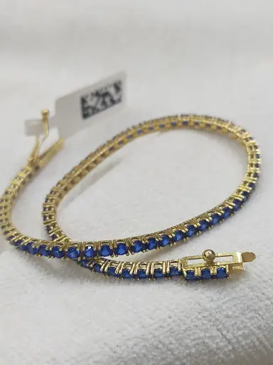 Safir Taşlı Suyolu Bileklik