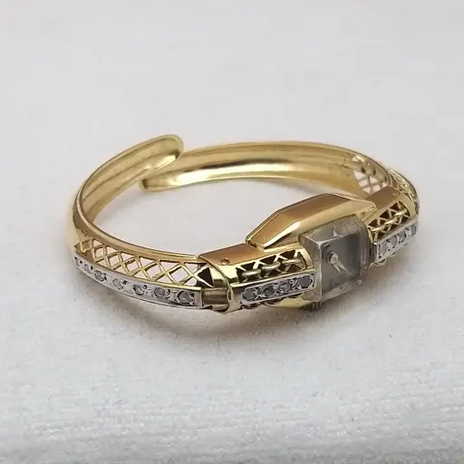 Elmas Taşlı Antika Model Saat