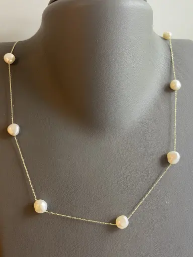 Barok İncili Kolye 50 cm