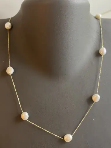 Barok İncili Kolye 45 cm