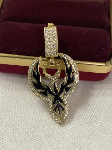 Anka Kuşu Model Kolye Ucu