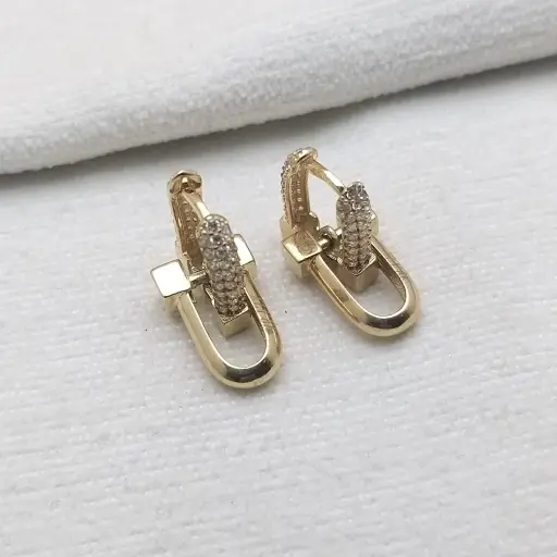 Sallantılı Halka Model Küpe