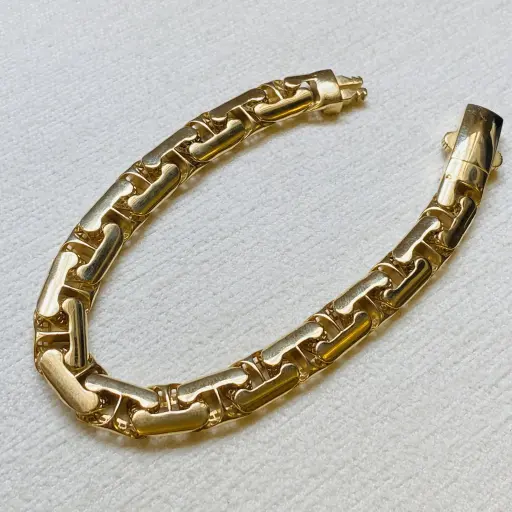 Kutu Kilitli Tok Bileklik 19 Cm Uzunluğunda 