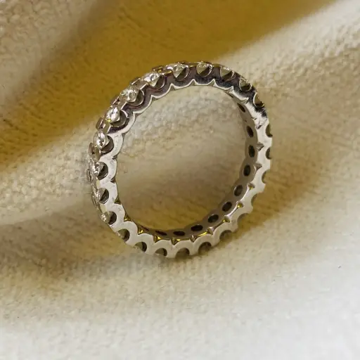 Pırlanta Taşlı Tamtur Yüzük