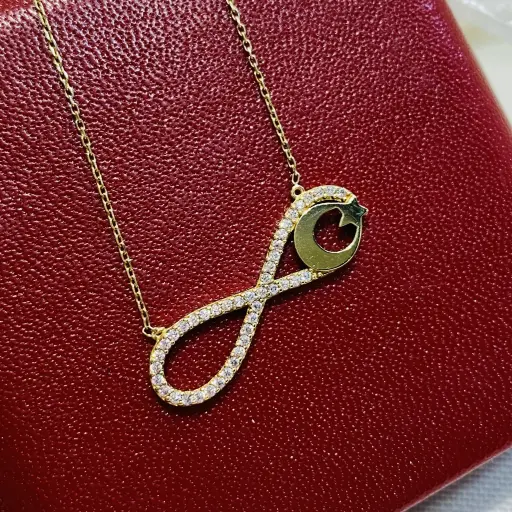 Sonsuz Modeli Kolye 45 Cm Uzunluğunda 