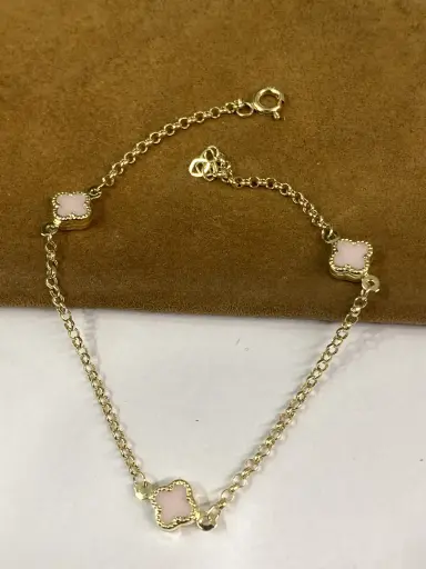 Pembe Yonca Bileklik