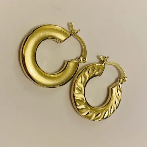 Çift Taraflı Halka Küpe