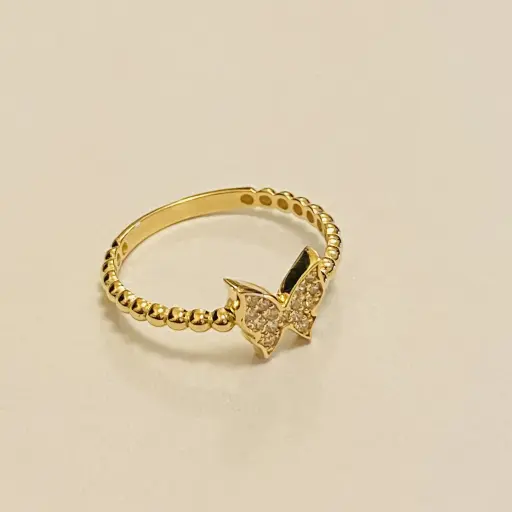 Minimal Kelebek Yüzük