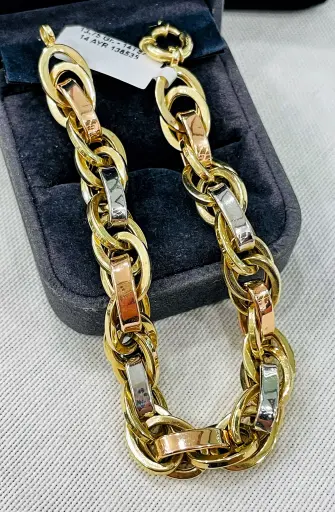 Taşsız Halkalı Kalın Bileklik