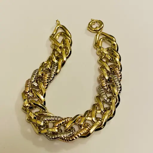 Üç Renkli Taşsız Bileklik 19 Cm Uzunluğunda 