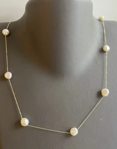 45 Cm Barok İncili Kolye
