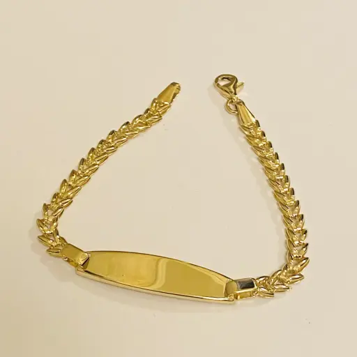 Plakalı Çocuk Bilekliği 14.5 Cm Uzunluğunda 