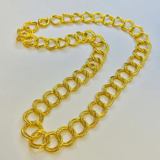 Çift Sıra Samanyolu Zincir  50 Cm Uzunluğunda 