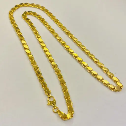 Kalın Pullu Zincir 54 Cm Uzunluğunda 