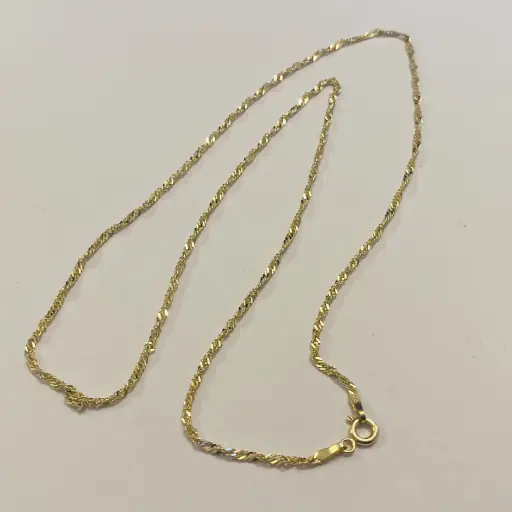 İnce Fırfır Zincir 50 Cm Uzunluğunda