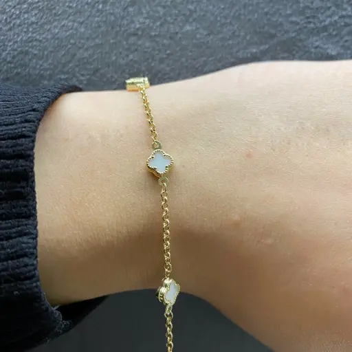 Minimal Yonca Bileklik