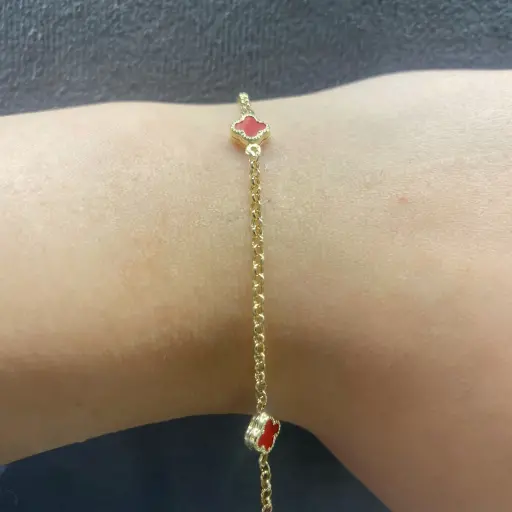 Minimal Yonca Bileklik