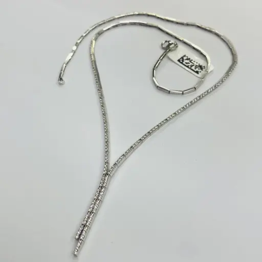 Taşlı Suyolu Zarif Gerdanlık 50 Cm