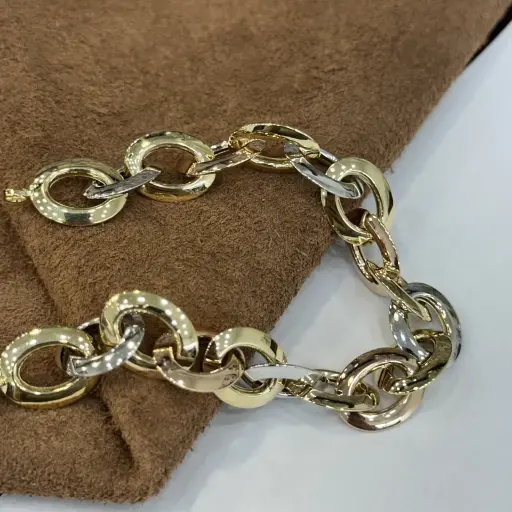 Üç Renkli Hallow Model Bileklik (19cm)