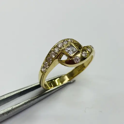 Taşlı Sarmal Yüzük