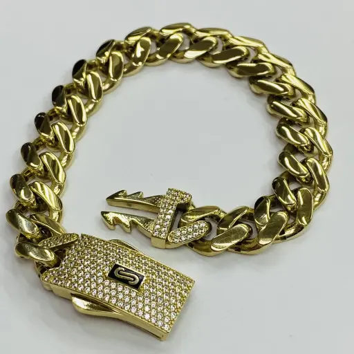 İKİNCİ EL Kutu Kilitli Gurmet Bileklik 20.5 Cm Uzunluğunda 